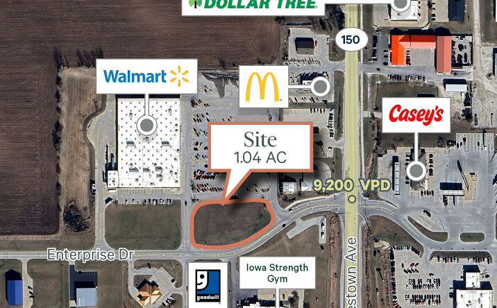 Pictures of Land property located at 302 Enterprise Dr, Independence, IA 50644 for sales - image #1