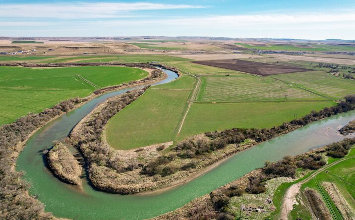 Pictures of Land property located at NHN Vaughn South Frontage Road 160 acres, Great Falls, MT 59404 for sales - image #1