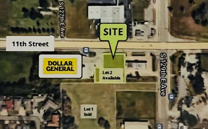 Pictures of Land property located at 12800 E 11th St, Tulsa, OK 74128 for sales - image #1