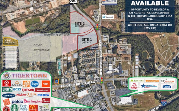 Pictures of Land property located at Gateway Dr, Opelika, AL 36081 for sales - image #1