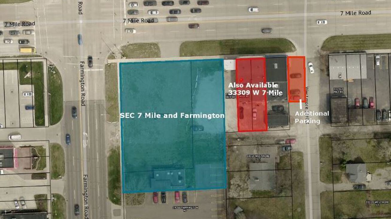 19100 Farmington Rd, Livonia, MI 48152 Land for Sale SEC 7 Mile and