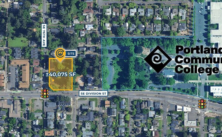 Pictures of Land property located at 7601 SE Division St, Portland, OR 97206 for sales - image #1