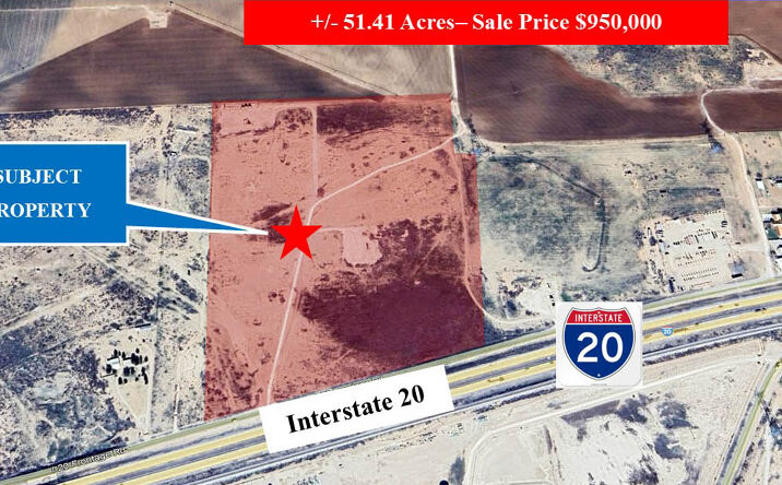 Pictures of Land property located at TBD Interstate 20 Frontage Rd, Stanton, TX 79782 for sales - image #1