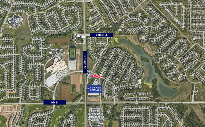 Pictures of Land, Retail property located at 7550 N 156th St, Bennington, NE 68007 for sales - image #1