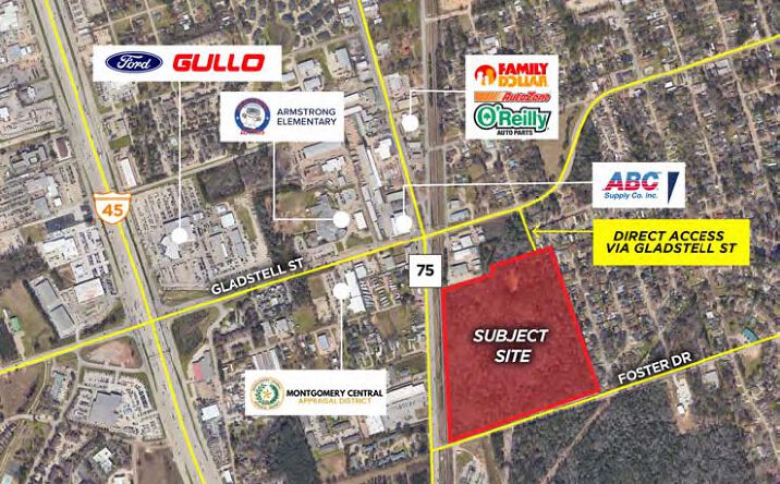 Pictures of Land property located at Foster Dr, Conroe, TX 77301 for sales - image #1