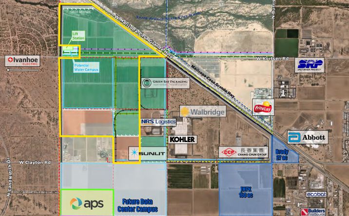 Pictures of Land property located at NEC/SEC Bianco Rd & Kortsen Rd, Casa Grande, AZ 85193 for sales - image #1