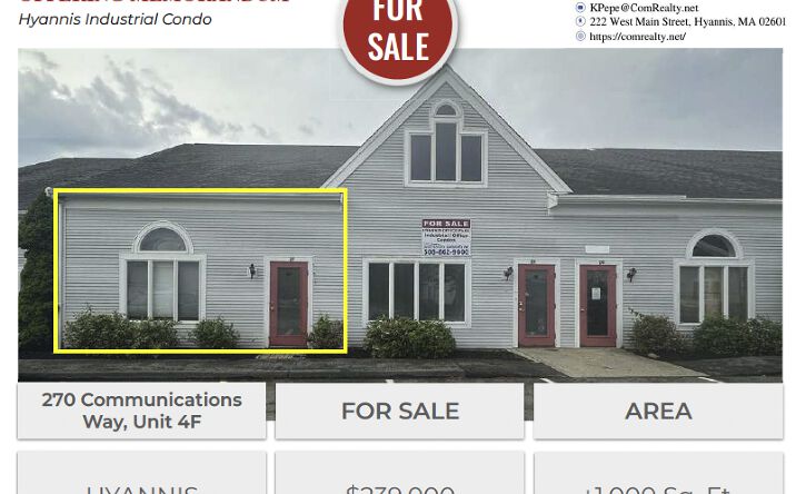 Pictures of Industrial property located at 270 Communication Wy, Barnstable, MA 02601 for comps - image #1