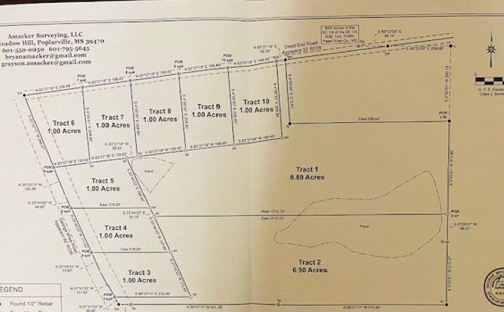 Tract 7 Tract 7 of 620 George Wise Rd, Carriere, MS 39426 | Crexi.com