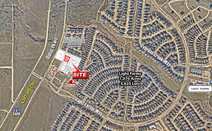 Pictures of Office property located at NEC Dallas Parkway & Light Farms Way, Celina, TX 75009 for sales - image #1