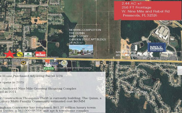 Pictures of Land property located at 6060 W 9 Mile Rd, Pensacola, FL 32526 for sales - image #1