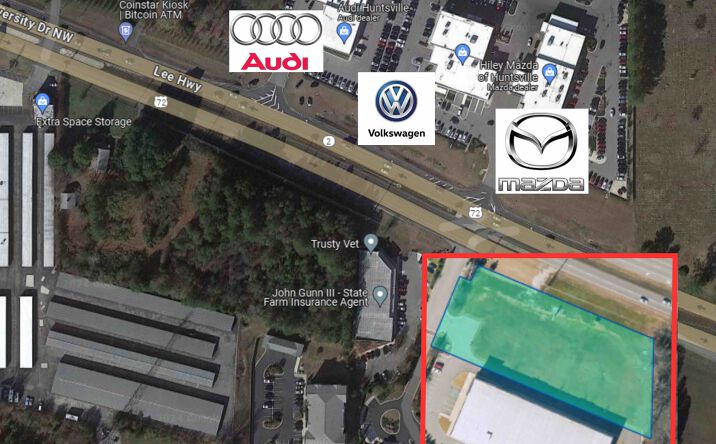 Pictures of Land property located at 6939 Hwy 72 W, Huntsville, AL 35806 for sales - image #1