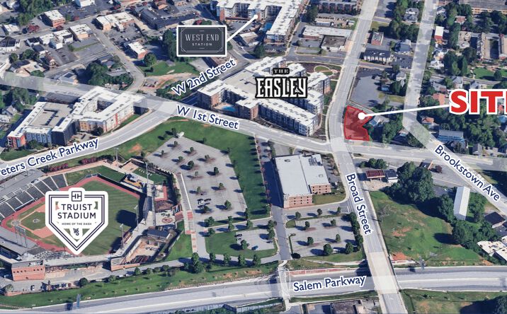 Pictures of Land property located at 712 Brookstown Ave, Winston-Salem, NC 27101 for sales - image #1
