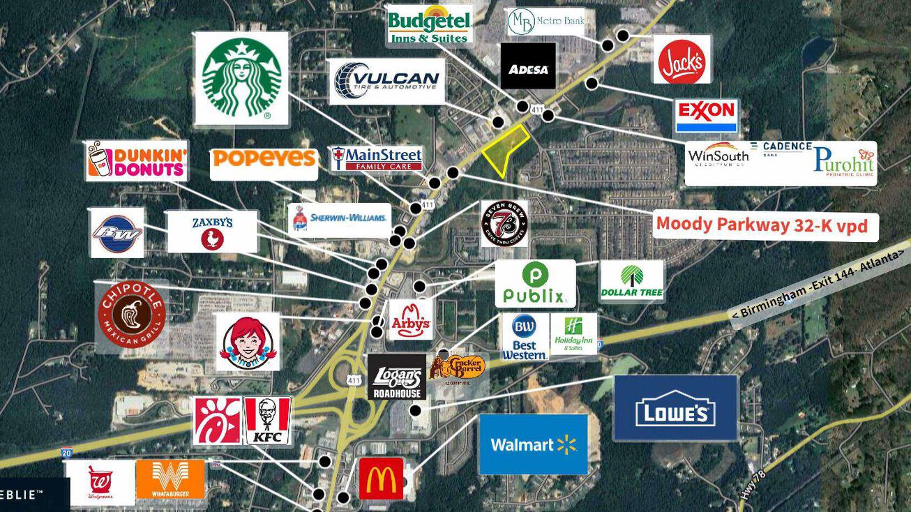 Us Highway 411, Moody, AL 35004