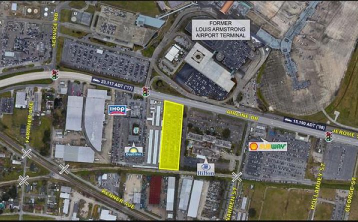 Pictures of Land property located at 851 Airline Dr, Kenner, LA 70062 for sales - image #1