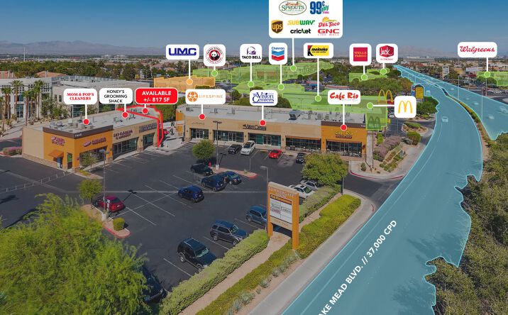 Pictures of Retail property located at 7664 W Lake Mead Blvd, Las Vegas, NV 89128 for sales - image #1