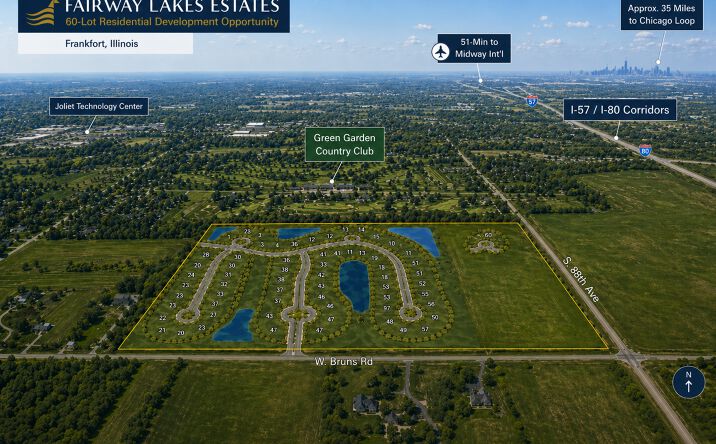 Pictures of Land property located at NWC S. 88th Avenue & W. Bruns Road, Frankfort, IL 60423 for sales - image #1