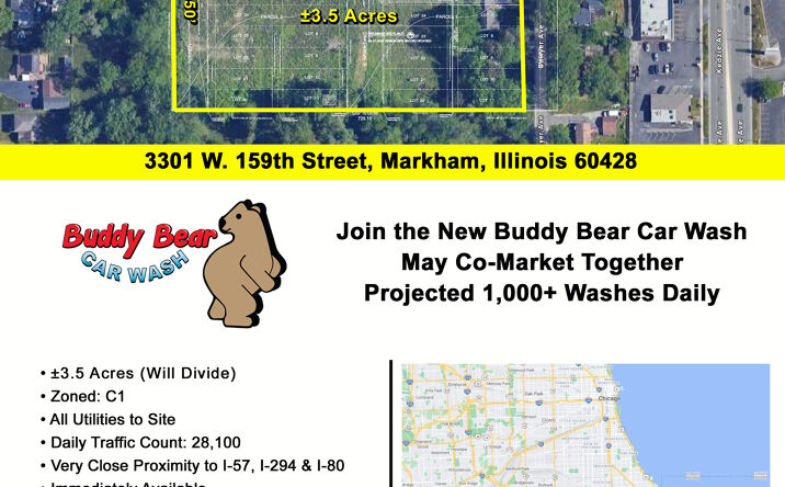 Pictures of Land property located at 3301 W 159th St, Markham, IL 60428 for sales - image #1