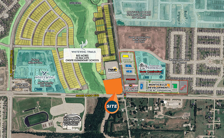 Pictures of Land property located at NWC of Monte Carlo Blvd. & F.M. 75, Princeton, TX 75407 for sales - image #1