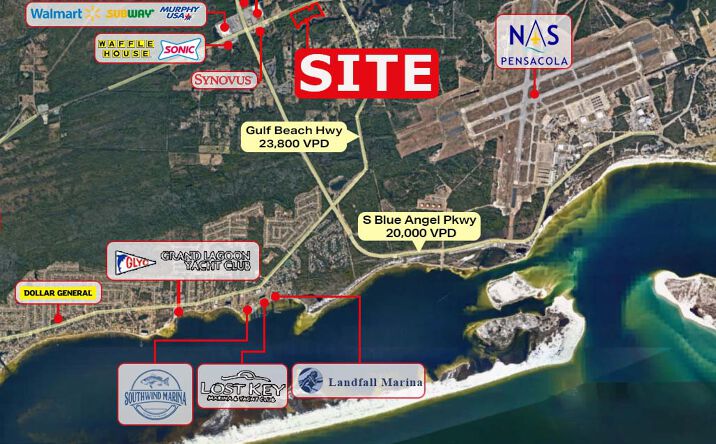 Pictures of Land property located at Sorrento Rd, Pensacola, FL 32507 for sales - image #1