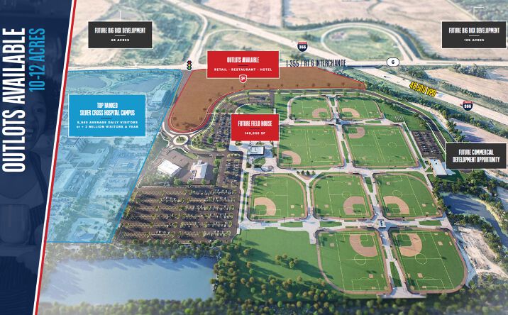 Pictures of Land property located at SWQ Route 6 & Interstate 355, New Lenox, IL 60451 for sales - image #1