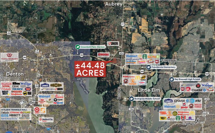 Pictures of Land, Mixed Use, Multifamily, Retail property located at 5601 Fishtrap Rd, Cross Roads, TX 76227 for sales - image #1