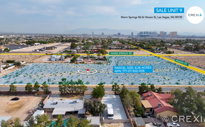 Pictures of Land property located at Warm Springs Rd & Hinson St., Las Vegas, NV 89139 for comps - image #1