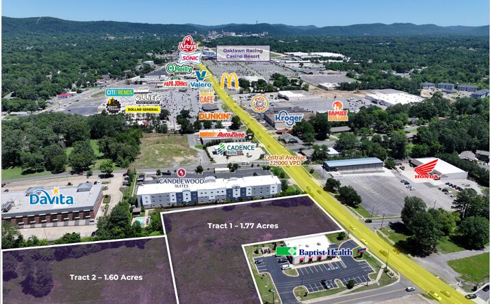 Pictures of Land property located at 3412 Central Ave, Hot Springs, AR 71913 for sales - image #1