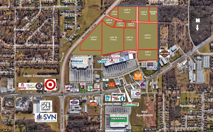 Pictures of Land property located at 3600 W Sunshine St, Springfield, MO 65807 for sales - image #1
