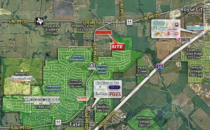 Pictures of Land property located at 900 Highway 66, Rockwall, TX 75087 for sales - image #1