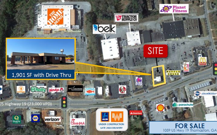 Pictures of Retail property located at 1059 U.S. Hwy 19, Thomaston, GA 30286 for sales - image #1