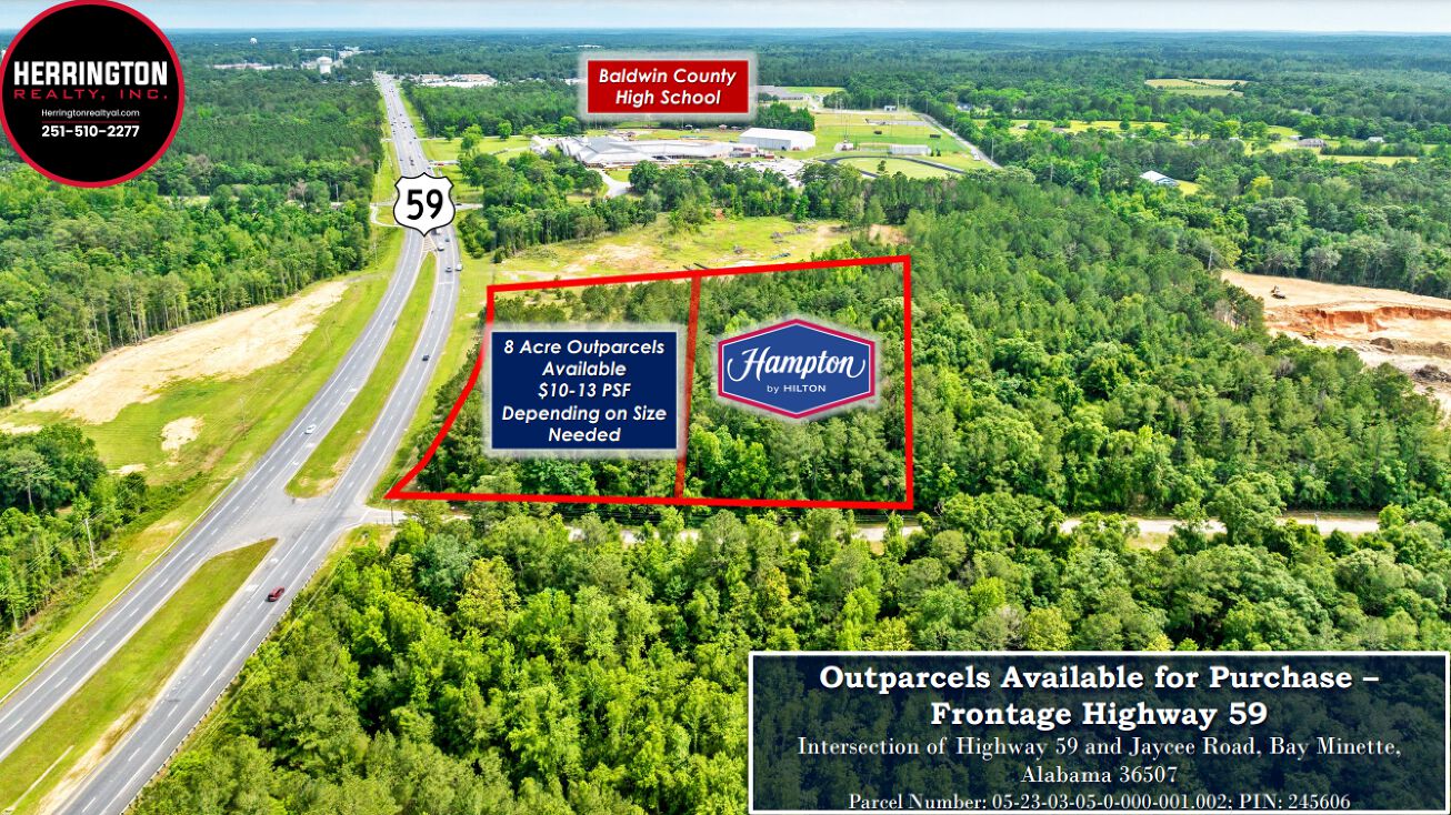 Pictures of Land property located at Charlie Kraker Rd, Bay Minette, AL 36507 for sales - image #1