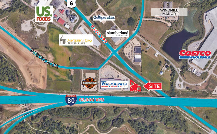 Pictures of Land property located at 100 Westcor Dr, Coralville, IA 52241 for sales - image #1