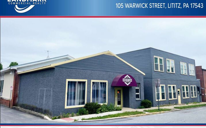 Pictures of Retail property located at 105 Warwick St, Lititz, PA 17543 for sales - image #1