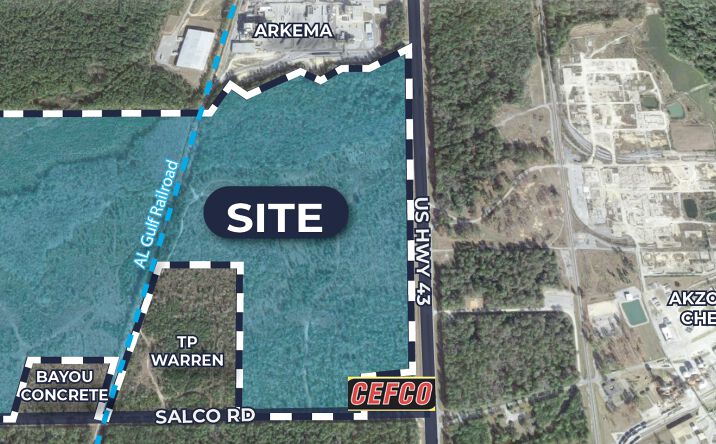 Pictures of Industrial, Land, Self Storage property located at Salco Rd & HWY 43, Axis, AL 36505 for sales - image #1