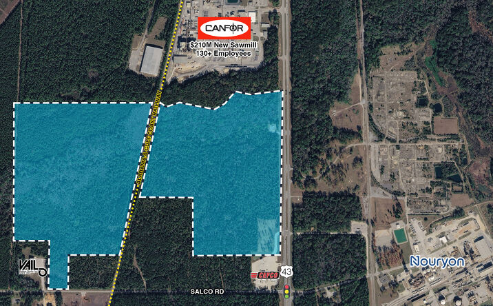 Pictures of Industrial, Land, Self Storage property located at Salco Rd & HWY 43, Axis, AL 36505 for sales - image #1
