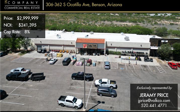 Pictures of Retail property located at 306 S Ocotillo Ave, Benson, AZ 85602 for sales - image #1
