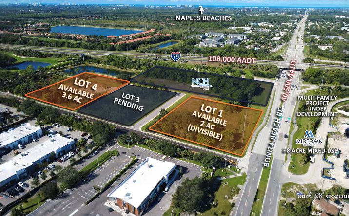 Pictures of Land property located at SEC I-75 & Bonita Beach Rd, Bonita Springs, FL 34134 for sales - image #1