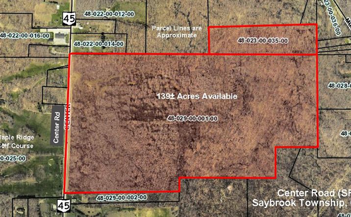 Pictures of Land property located at Center Rd - SR 45, Saybrook Township, OH 44010 for sales - image #1