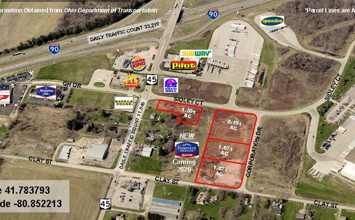 Pictures of Land property located at Sidley Ct & Corporate Dr, Austinburg, OH 44010 for sales - image #1