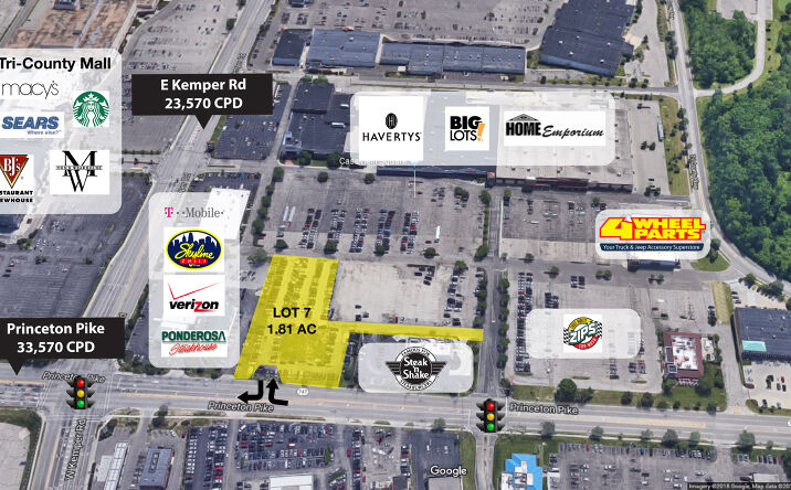 Pictures of Land property located at E Kemper Rd and Princeton Pike, Springdale, OH 45246 for comps - image #1