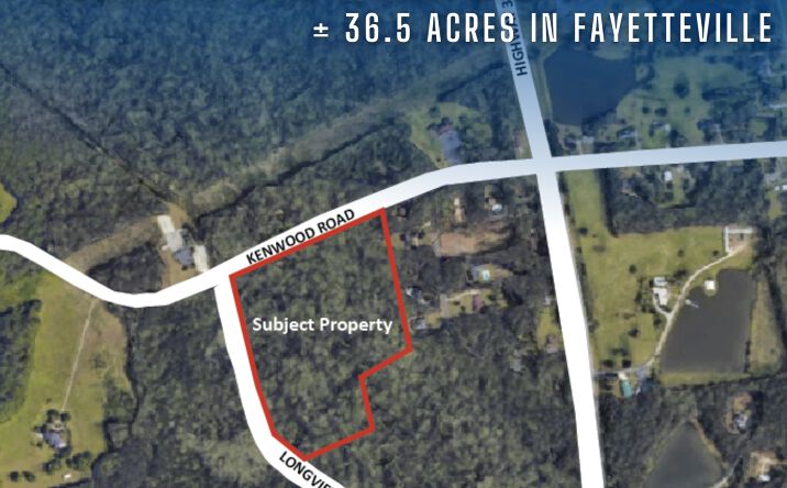 Pictures of Land property located at SE Corner of Kenwood Drive & Longview Road, Fayetteville, GA 30214 for sales - image #1