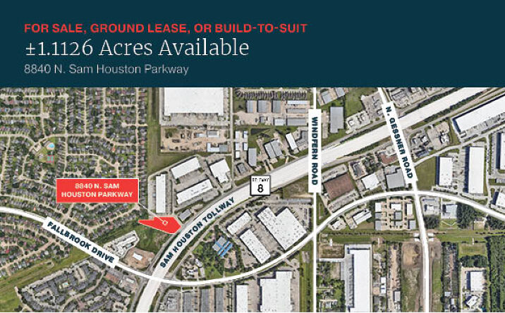 Pictures of Land property located at 8840 North Sam Houston Pkwy W, Houston, TX 77064 for sales - image #1