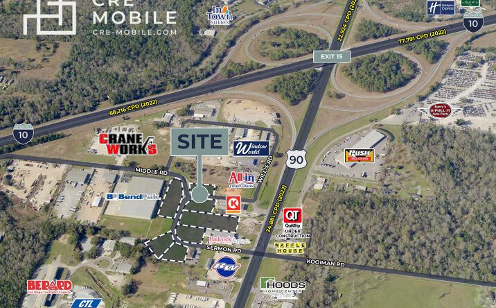 Pictures of Land property located at 5578 Sermon Rd, Theodore, AL 36582 for sales - image #1