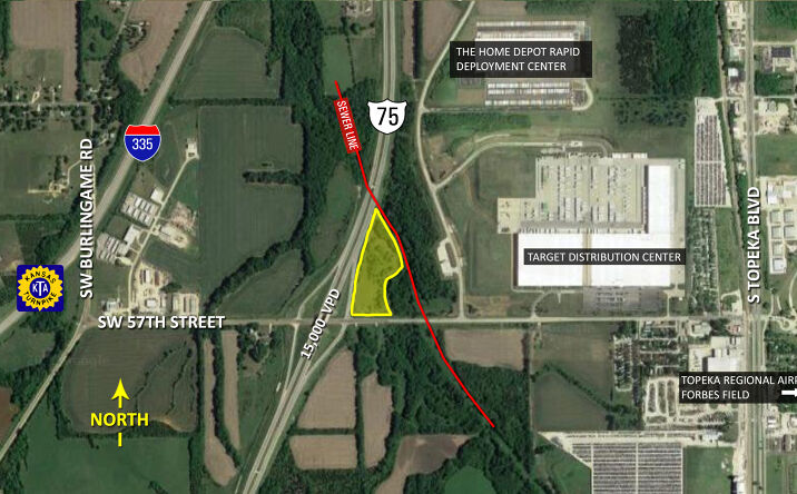 Pictures of Land property located at 57th & Highway 75 northeast corner, Topeka, KS 66609 for sales - image #1