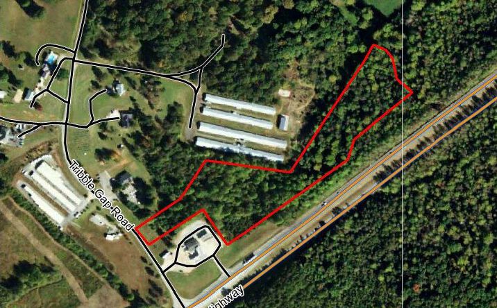 Pictures of Industrial, Land, Self Storage property located at 7322 Tribble Gap Road, Lula, GA 30554 for sales - image #1