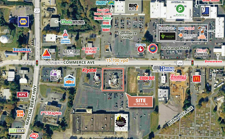 Pictures of Retail property located at 116 Commerce Ave, LaGrange, GA 30241 for sales - image #1