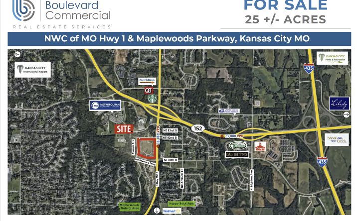 Pictures of Land, Mixed Use, Multifamily, Retail property located at MO1 Maplewoods Parkway, Kansas City, MO 64119 for sales - image #1