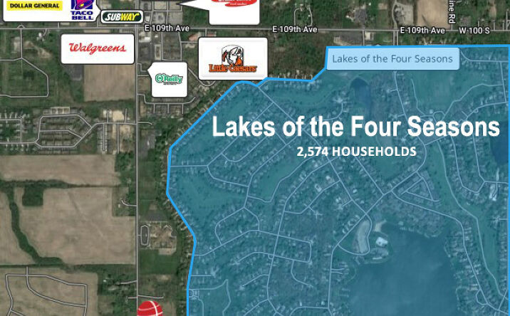 Pictures of Retail property located at 11500 Randolph St, Crown Point, IN 46307 for sales - image #1