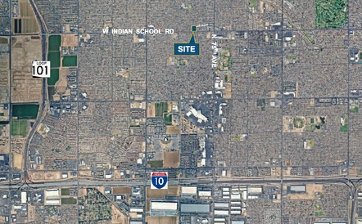 Pictures of Land property located at NWC 77th Ave & Indian School Rd, Phoenix, AZ 85033 for sales - image #1