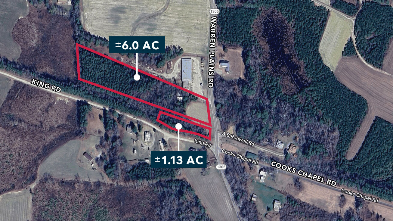 Warren plains Rd & King Rd, Norlina, NC 27589